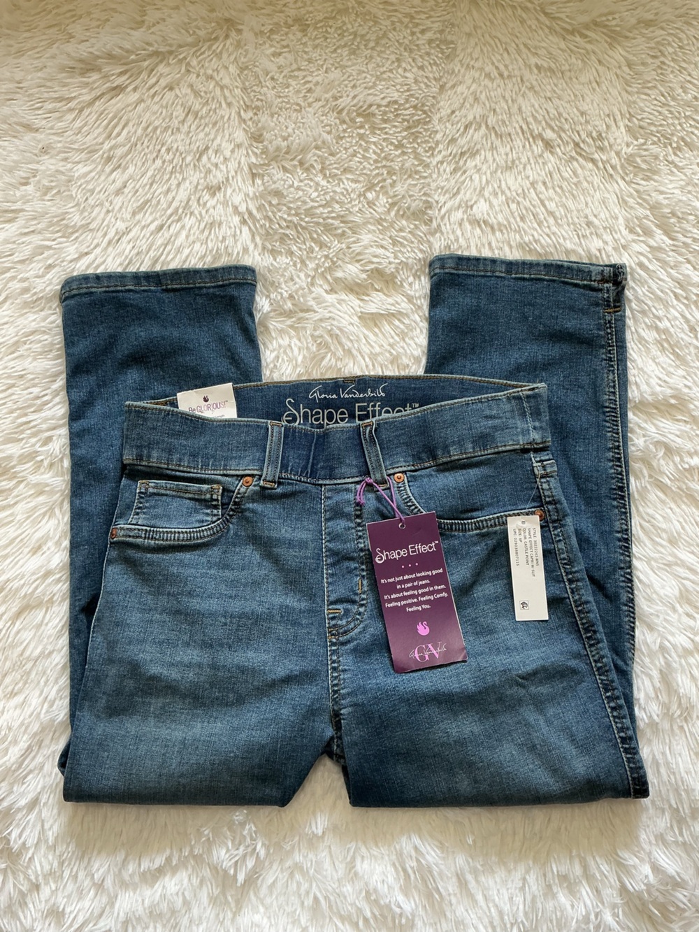 Gloria Vanderbilt Skinny Jeans in Mid Blue Wash